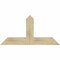 Ekena Millwork Portland Rough Sawn Timber Gable Bracket, Douglas Fir, 48"W x 24"H x 4"D x 6"F, 12/12 Pitch GBW048X24X0406POR00RDF - alternate 1
